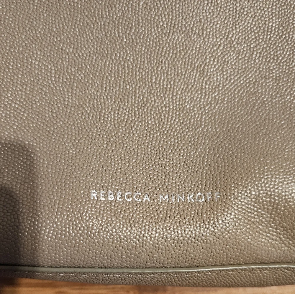 Rebecca Minkoff Taupe Crossbody Leather Shoulder Bag